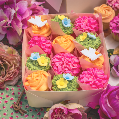 Mothers Day Mini Bouquet Cupcakes