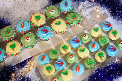 Aussie Christmas Cupcakes