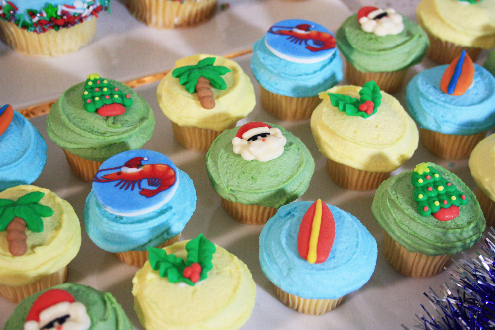 Aussie Christmas Cupcakes