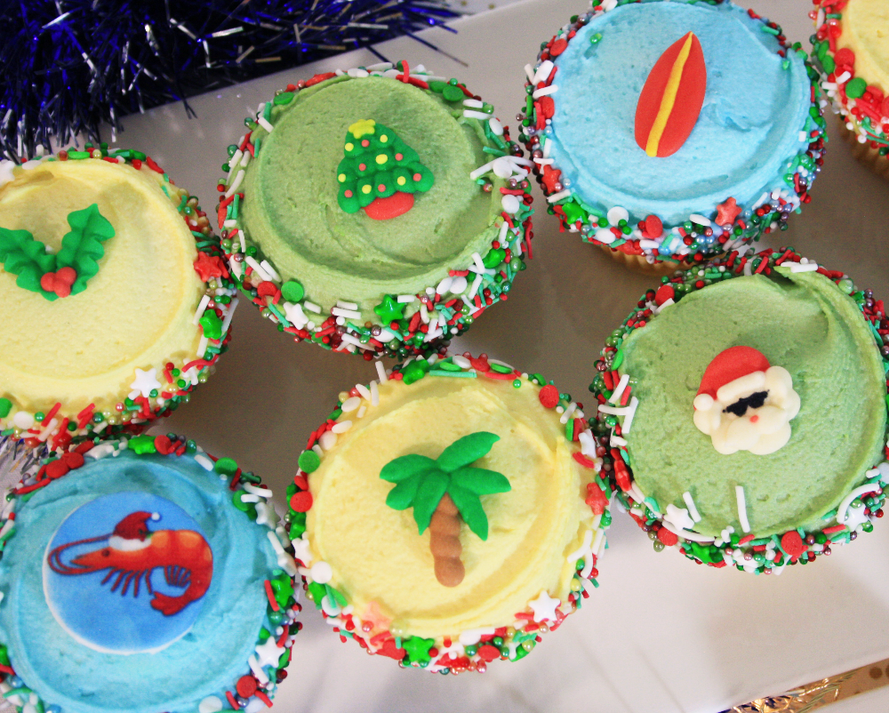 Aussie Christmas Cupcakes