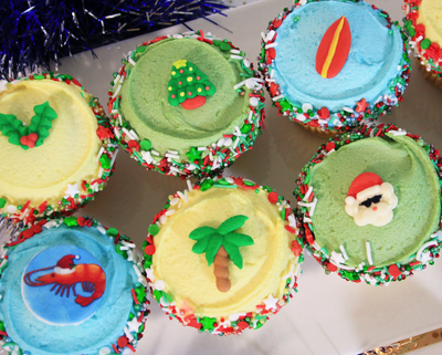 Aussie Christmas Cupcakes