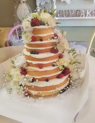 Tiered Rustic Cake