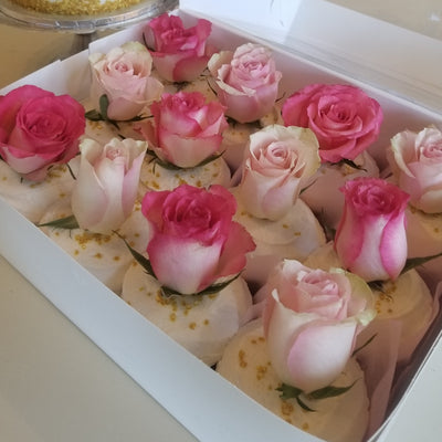 Fresh Rose Cupcake Box - My Little Cupcake