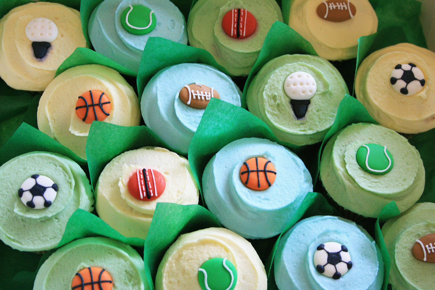 Assorted Sports Balls - My Little Cupcake
