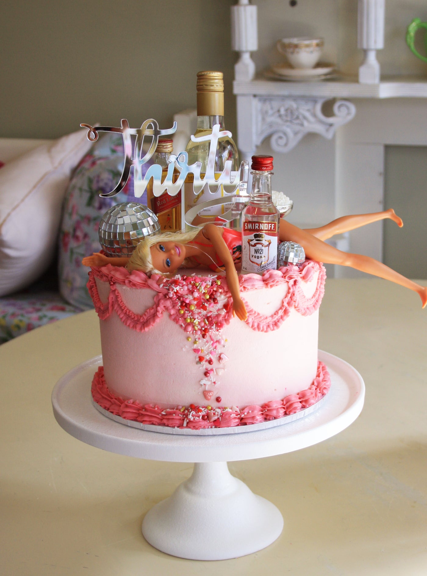 Drunken Barbie Cake