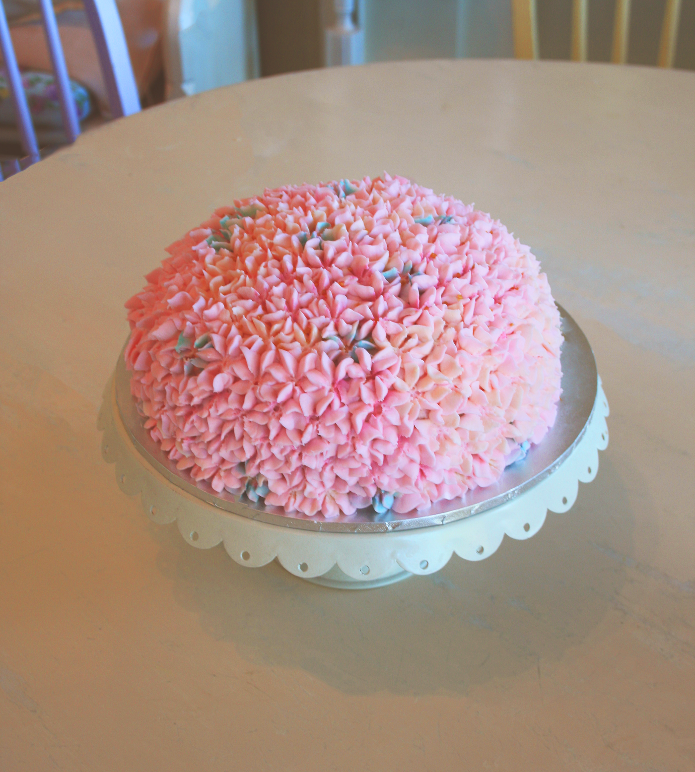 Hydrangea Cake - My Little Cupcake