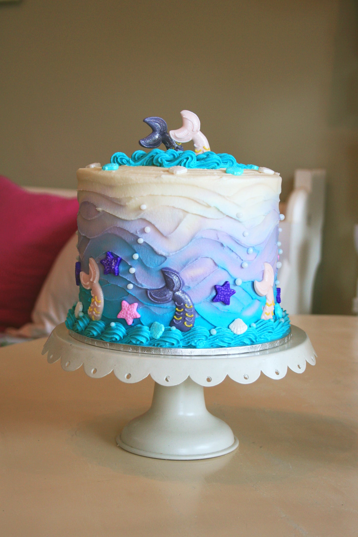 Mermaid Cake - My Little Cupcake