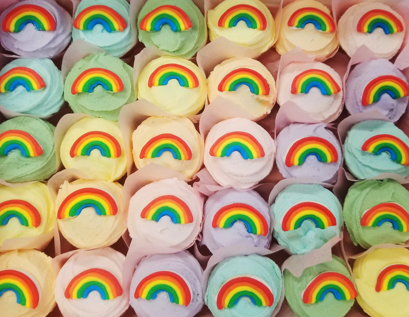 Rainbow Minis - My Little Cupcake