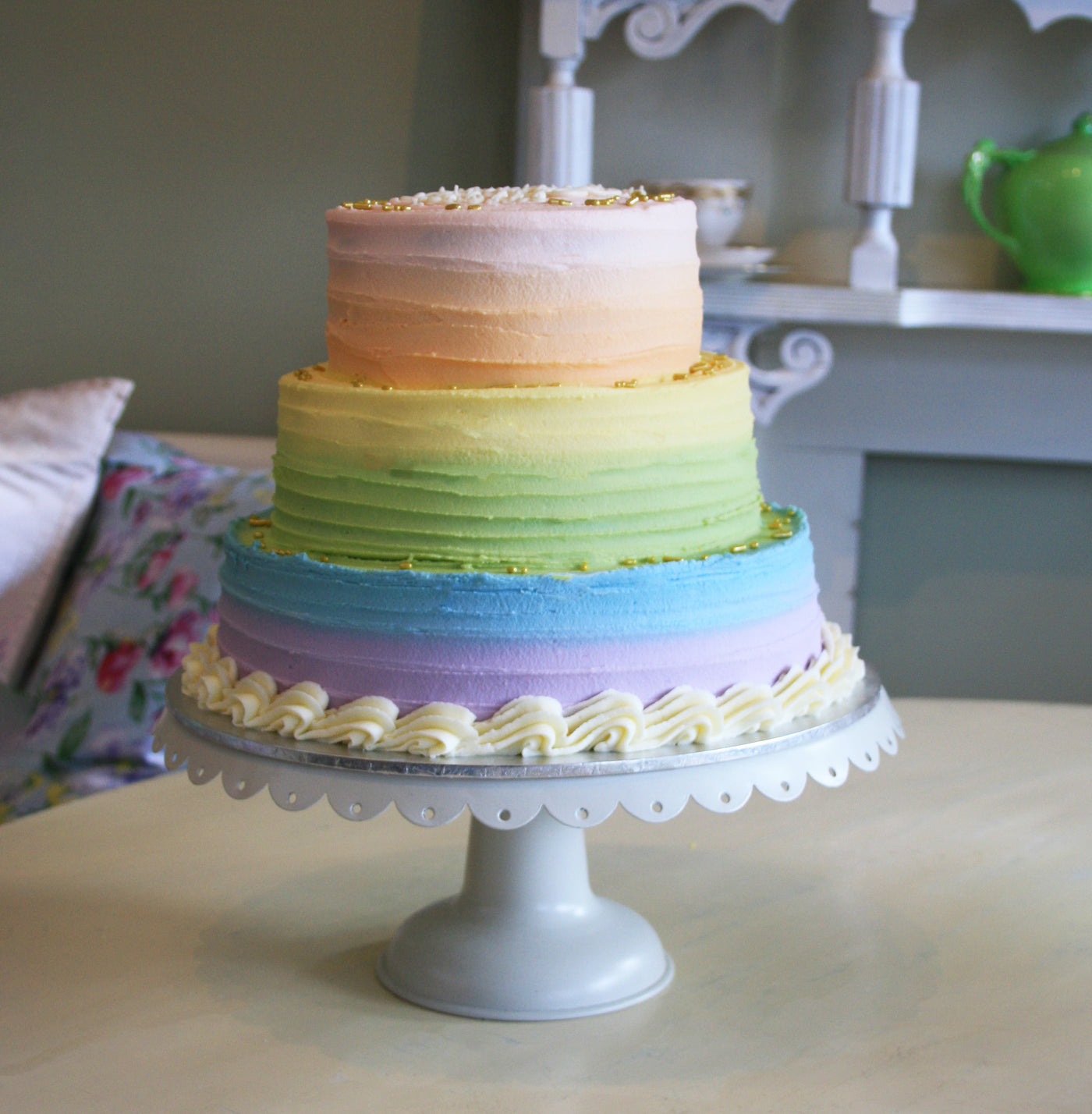 Rainbow Paradise Cake - My Little Cupcake