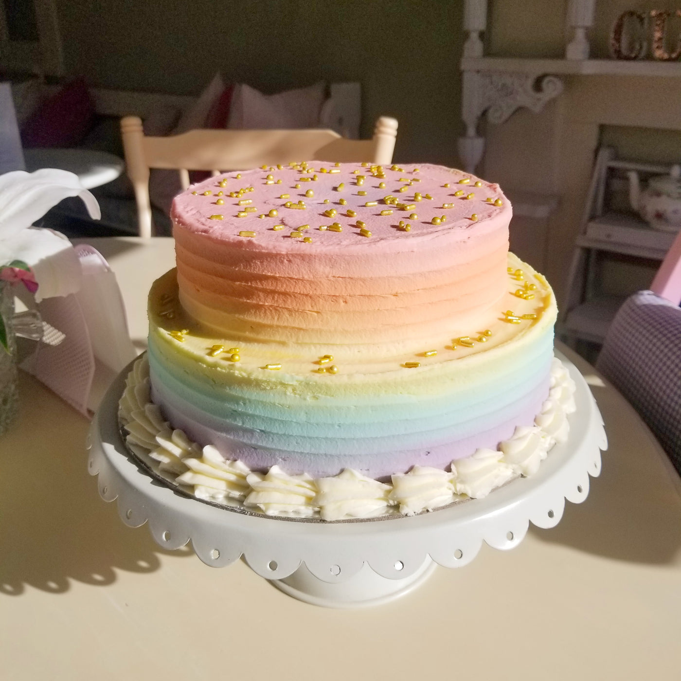 Rainbow Paradise Cake - My Little Cupcake