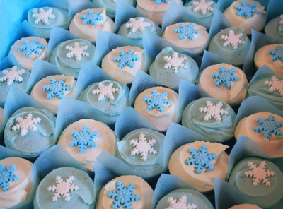 Snowflake  Cupcakes - My Little Cupcake