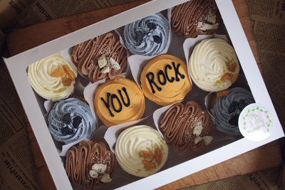 Dad Rocks! Large Cupcakes - My Little Cupcake