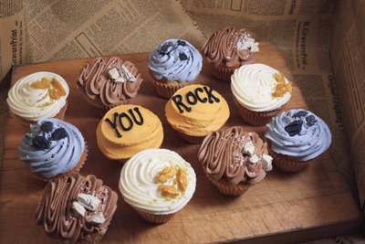 Dad Rocks! Large Cupcakes - My Little Cupcake